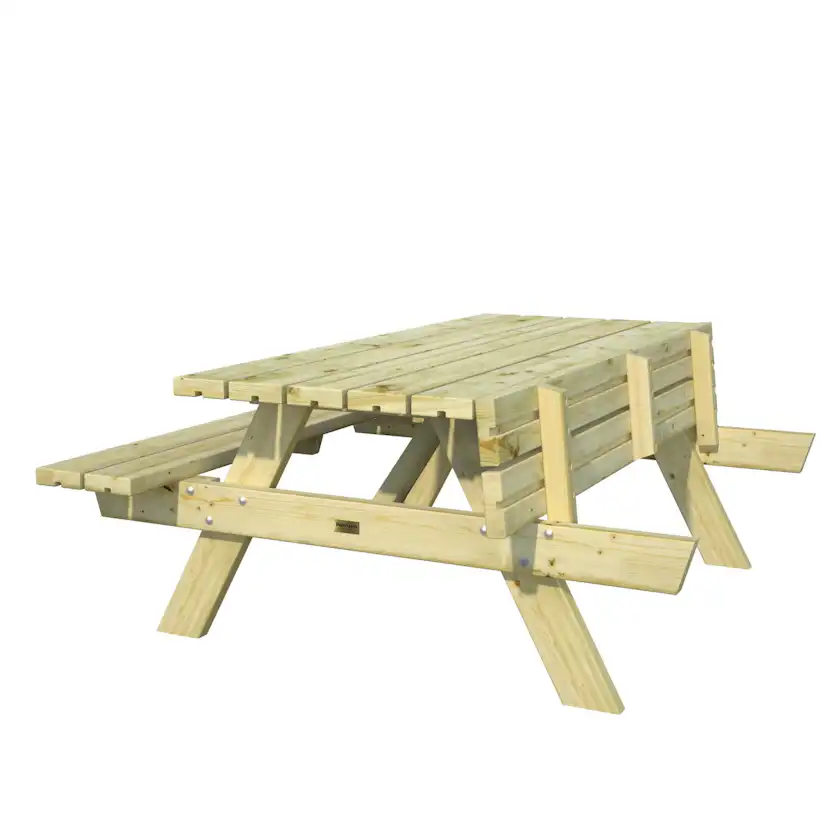 Ruby 18, picnic table Grön/Tryckimpregnerad