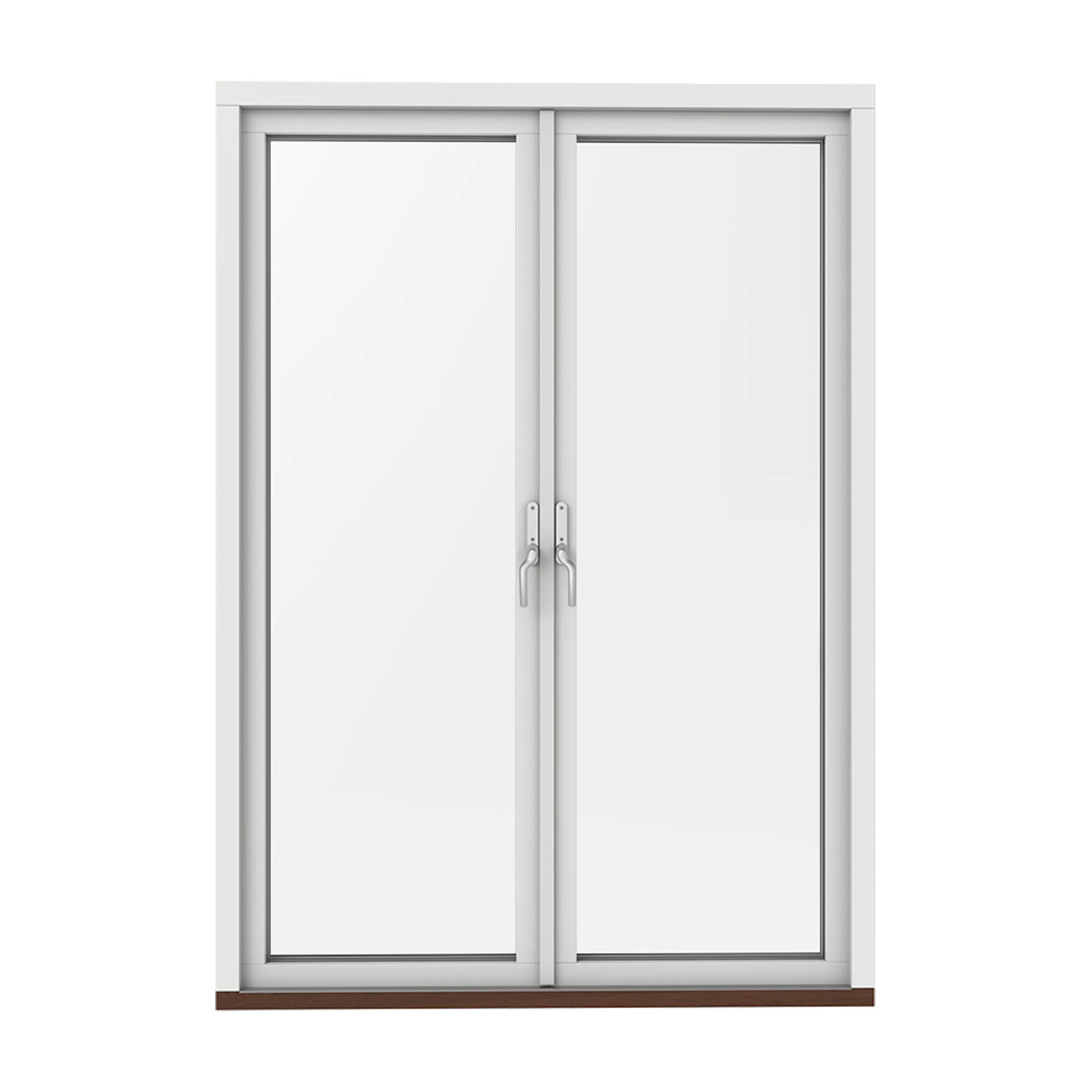 Parfönsterdörr Outline Helglasad 3-Glas Aluminium