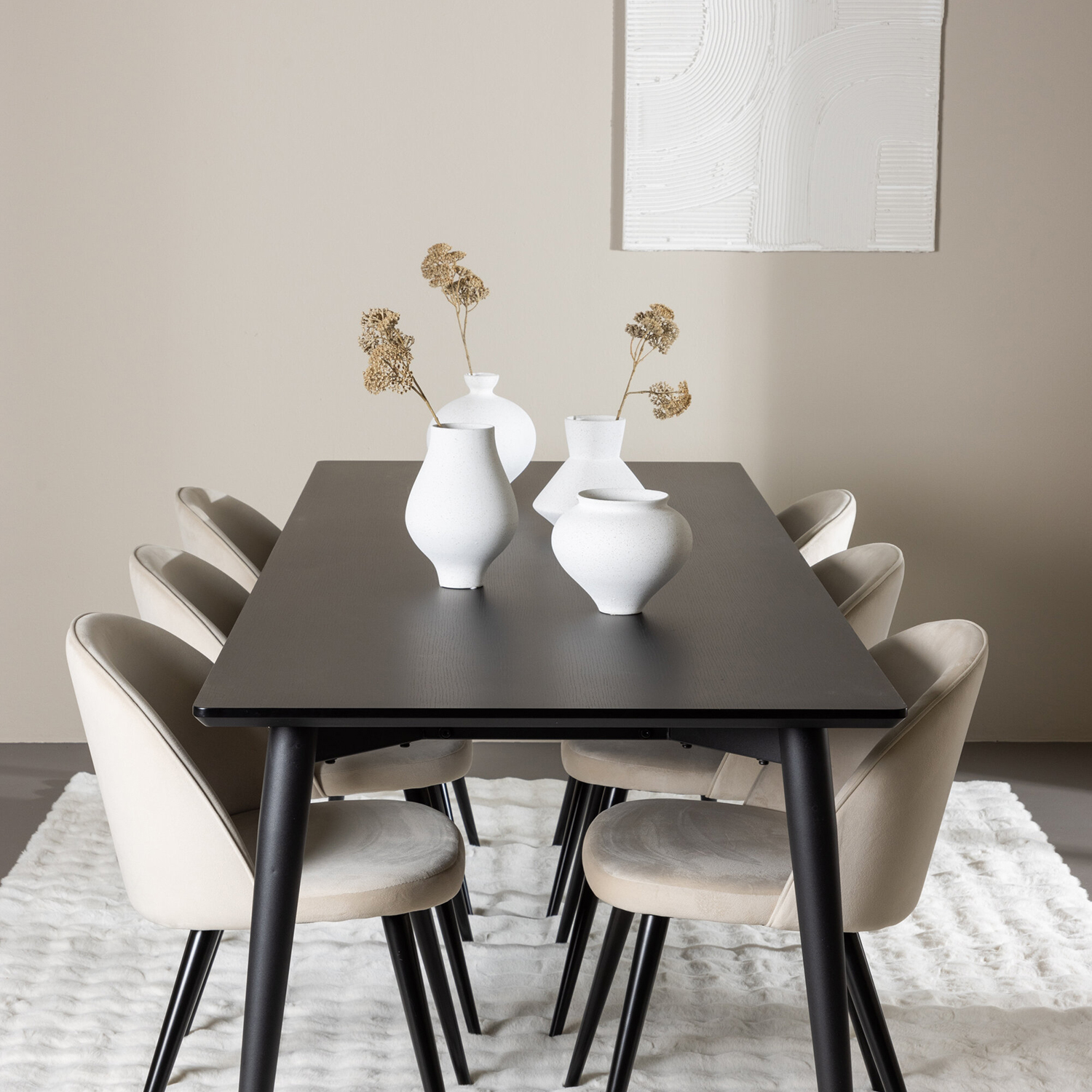 Svart/Beige