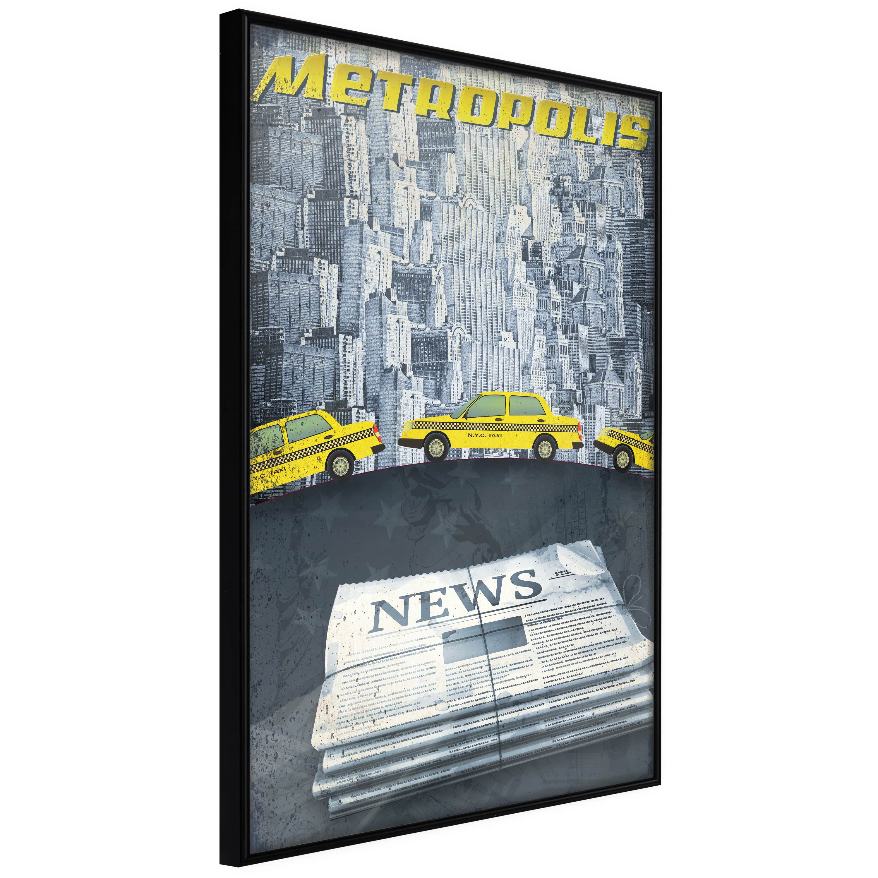 Poster Artgeist Affisch Metropolis