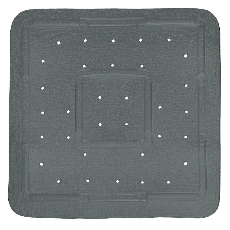 Halkskyddsmatta Softy Schiefer 55x55 cm Färg: Grå, 55x55 cm