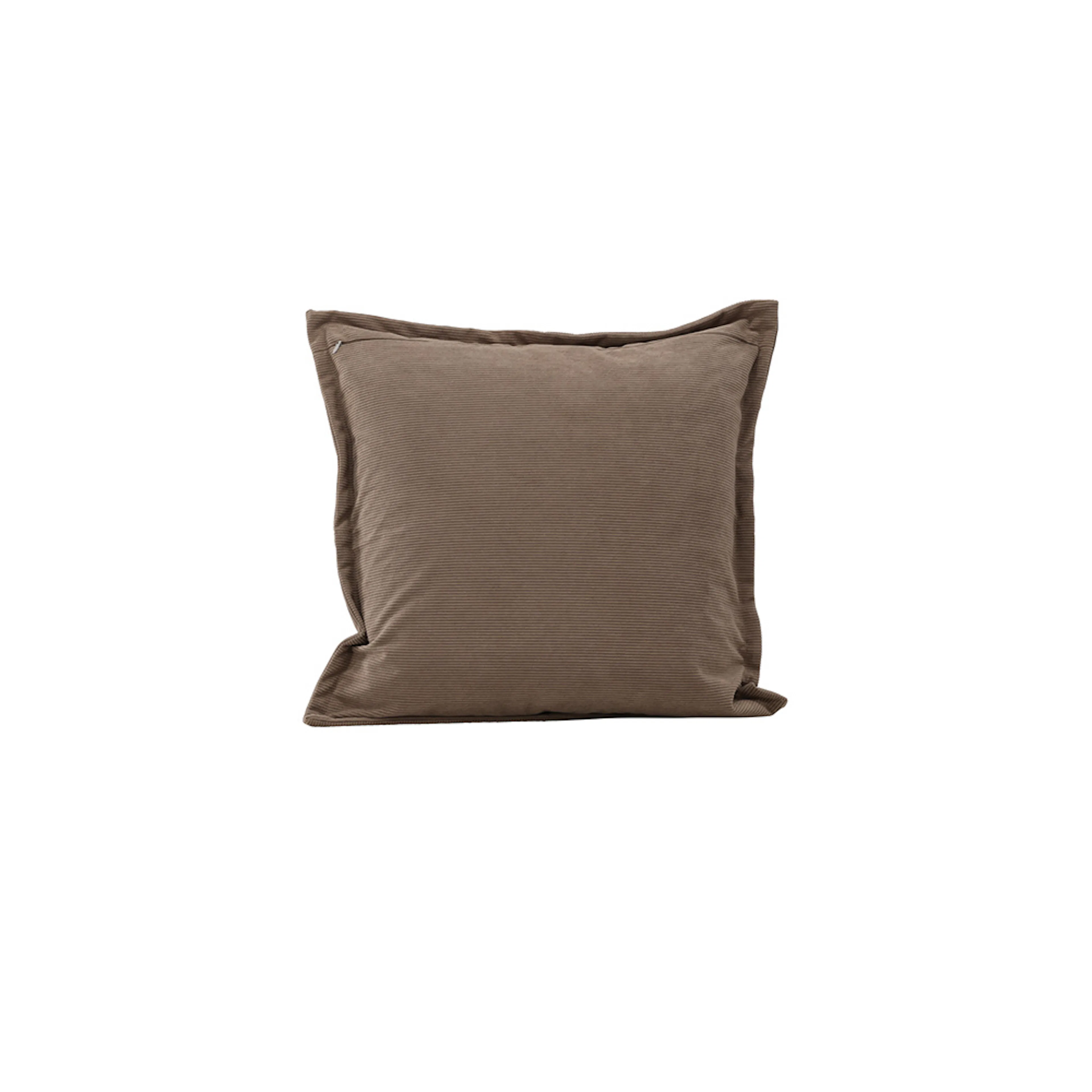 Lykke Cushion Cover Poly embossed velvet - Grey Grå
