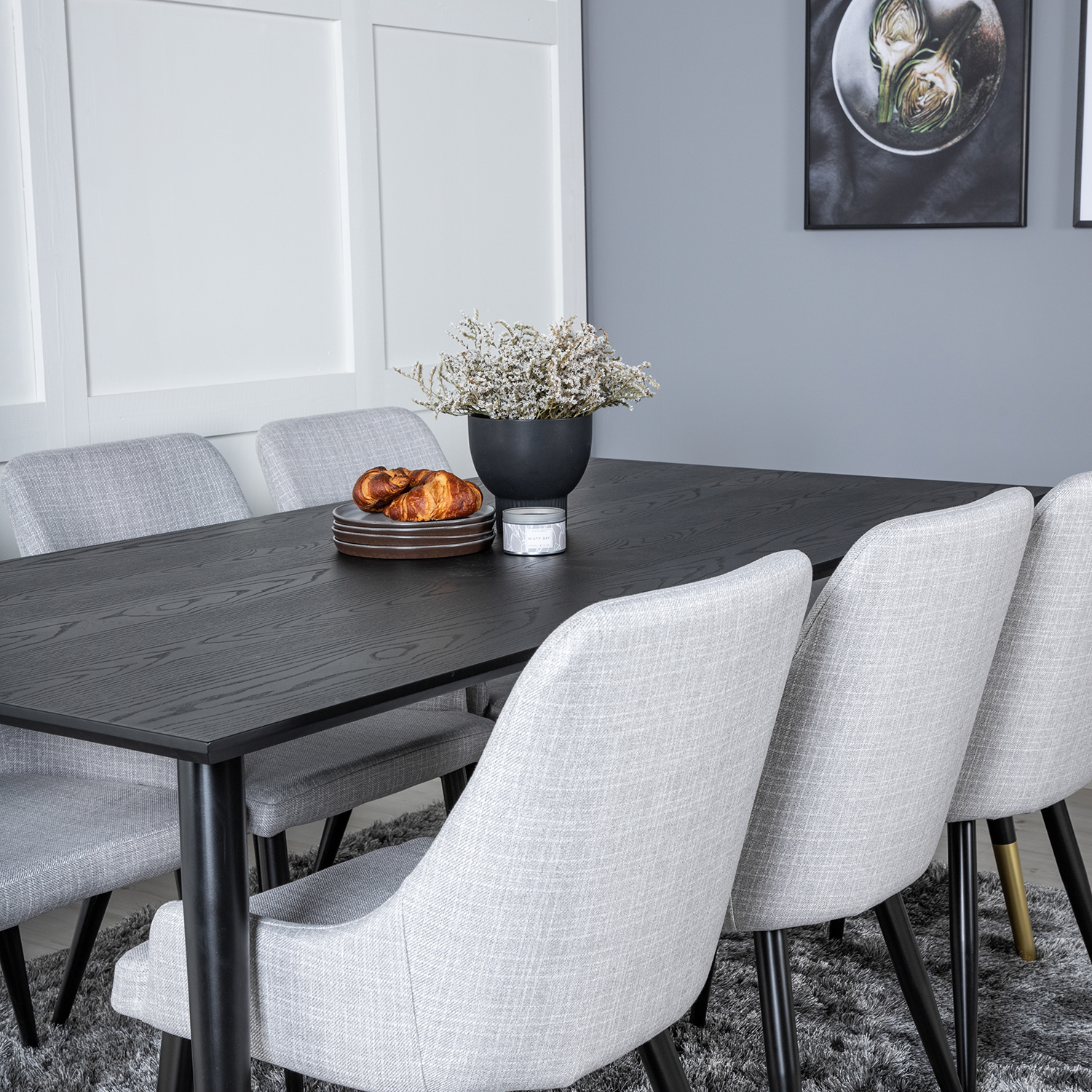Matgrupp Venture Home Dipp med 6 Plaza Stolar