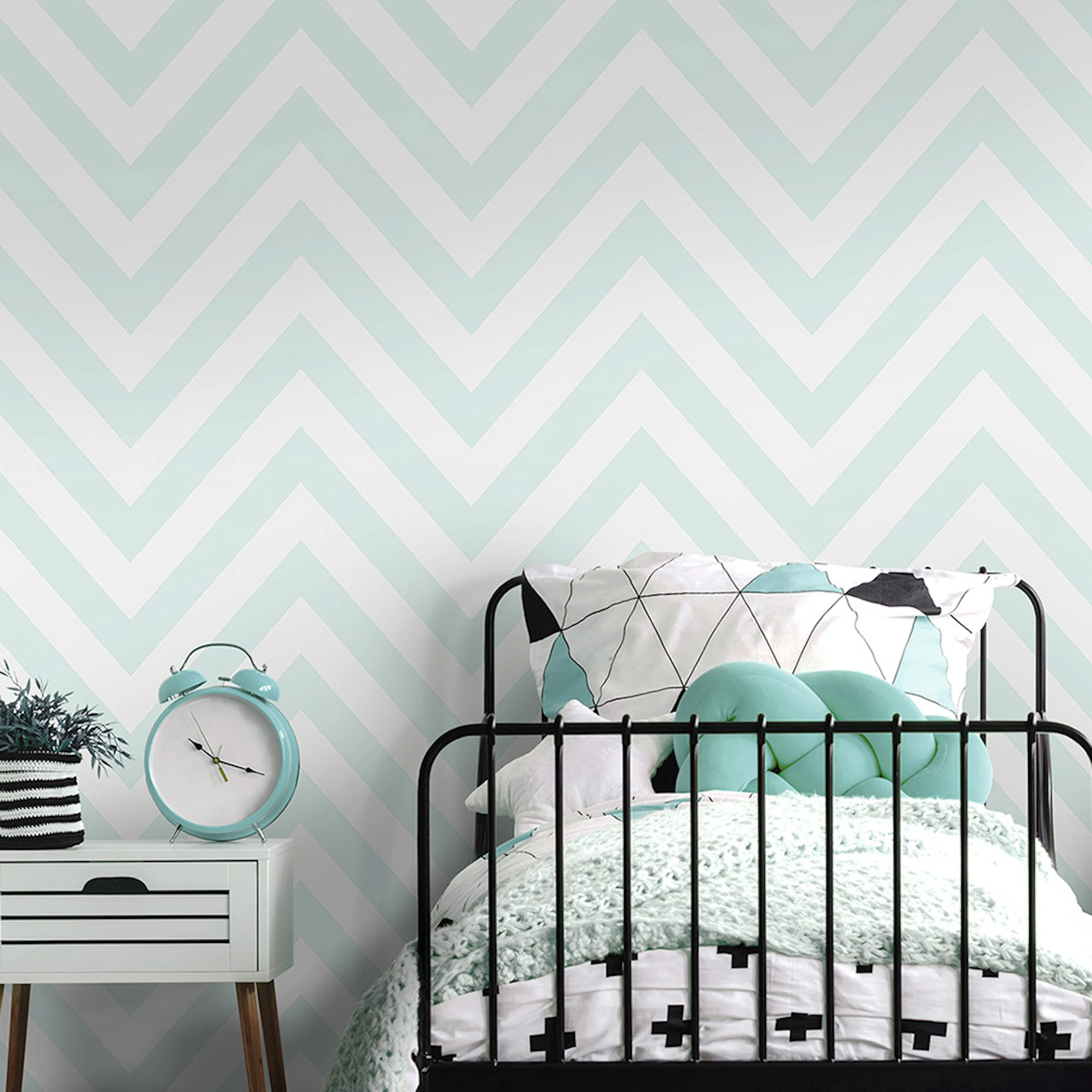 Tapet Holden Dream Catcher Chevron Soft Teal 12570