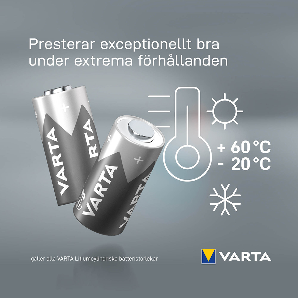 Batteri VARTA Litium CR2 1-Pack