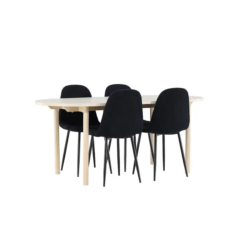 Matgrupp Venture Home Andy 180 med 4 st Polar Stolar Teddy