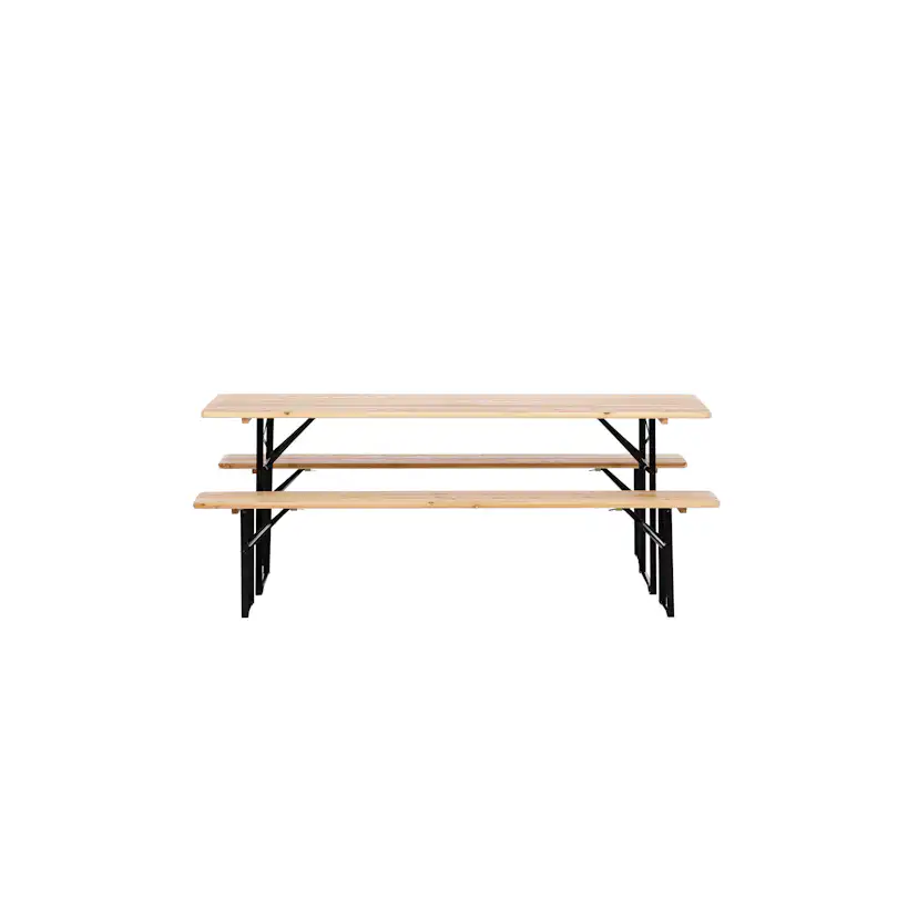 Bänkbord Venture Home Guniess Ihopfällbart Picknickbord med 6 Sittplatser