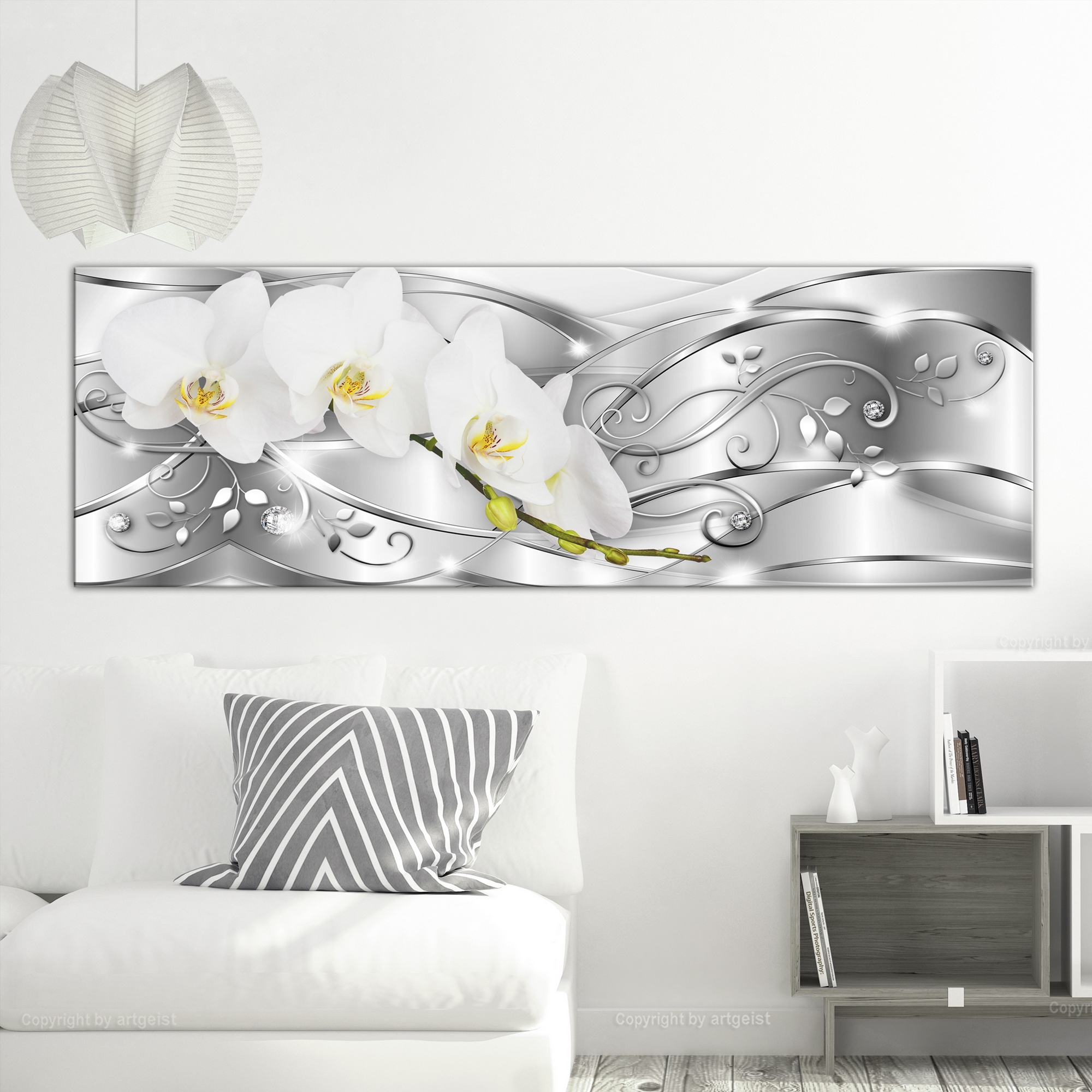 Tavla Arkiio Flowering Silver