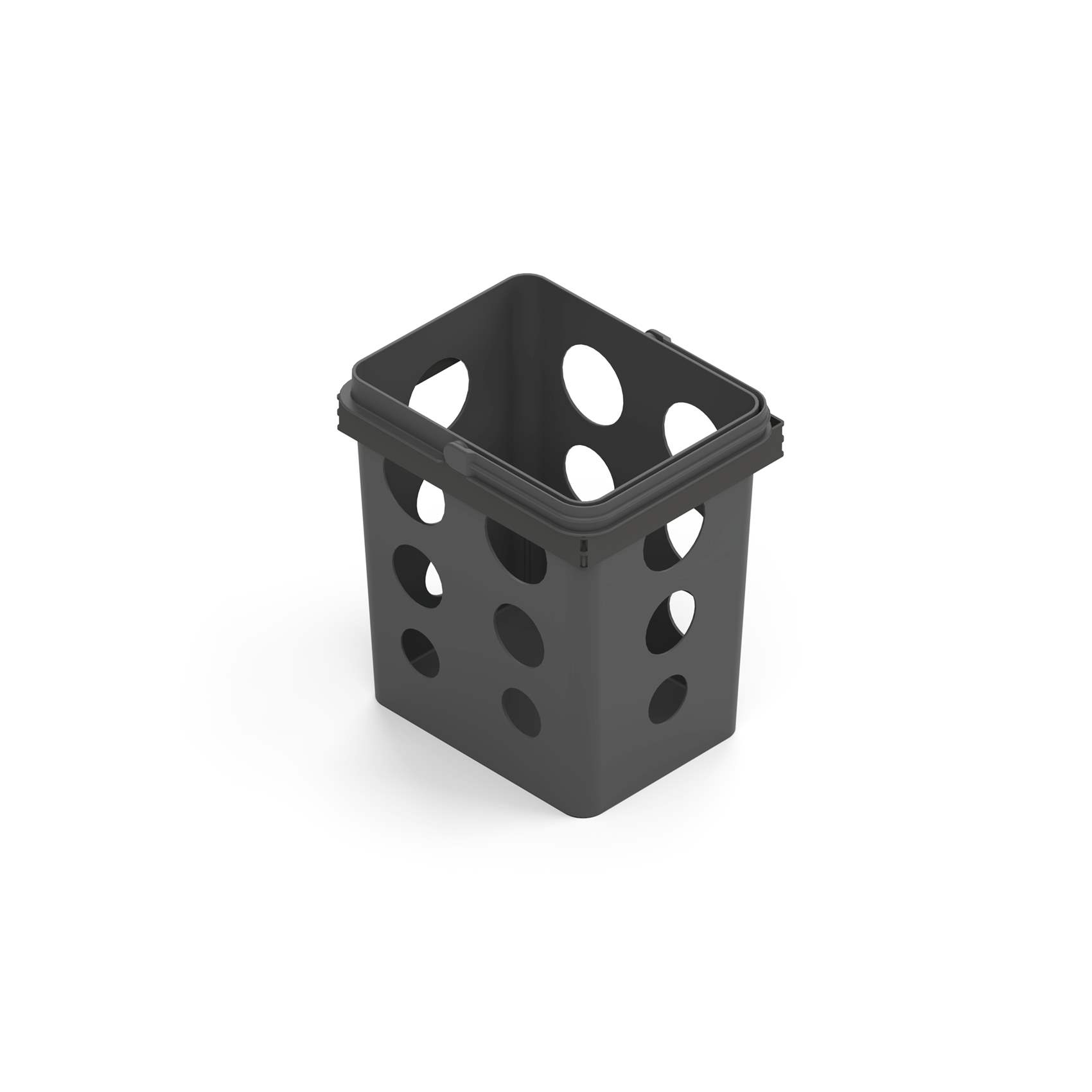 Källsortering Theofils Alicante 22X18 Beslag Mörkgrå Hink