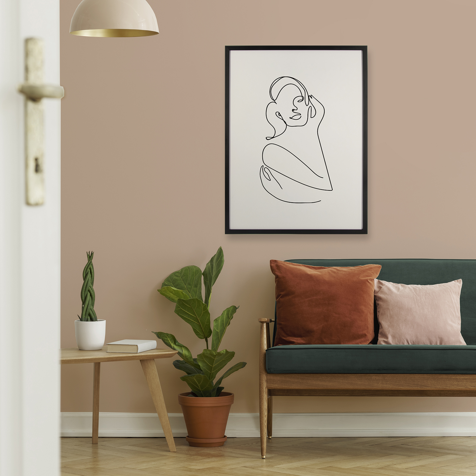 Tavlor Art for the Home Seducing Silhouette Oval