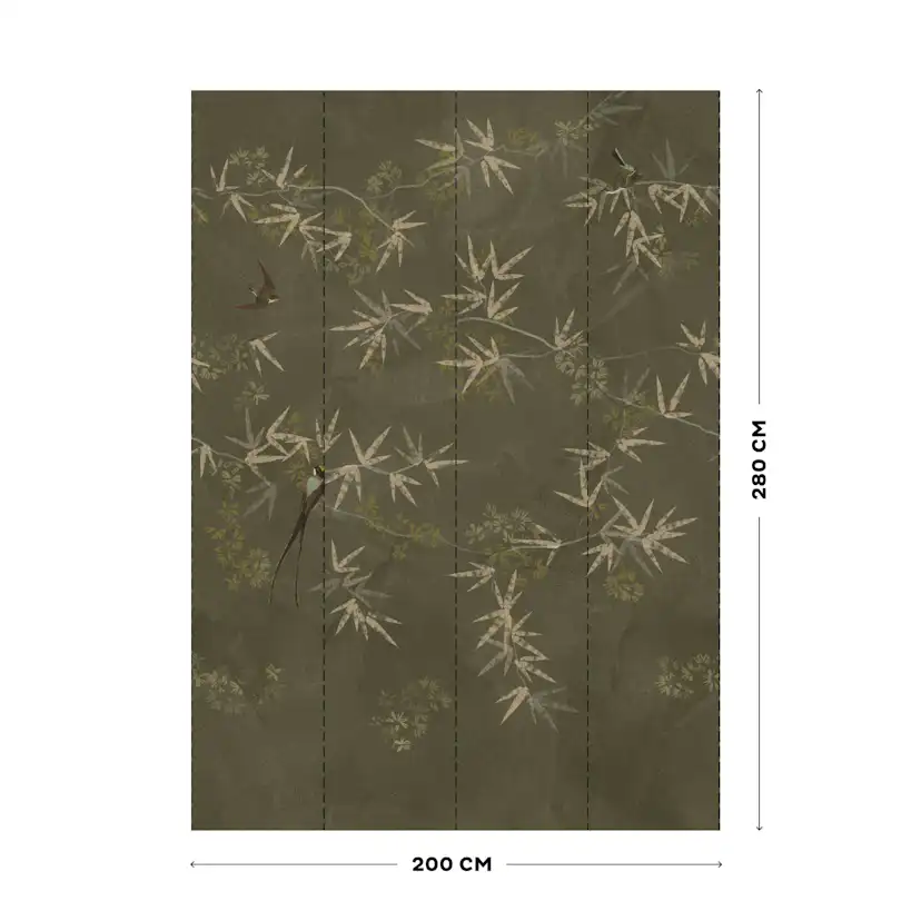 Fototapet Art For The Home Birds of Paradise 280x200 cm