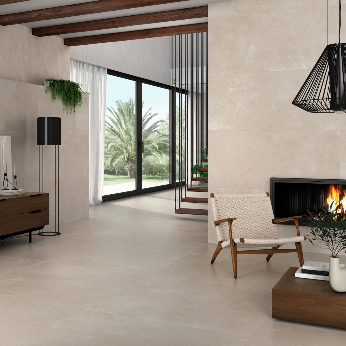 Klinker Elementi Beige Matt 60x120 cm