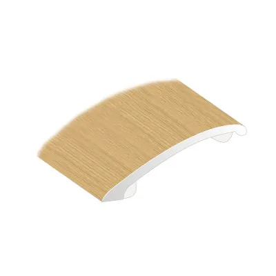 Nivålist Fix självhäftande ekfolie 2000x40x0-15 LxBxH 2000x45x14-15 mm
