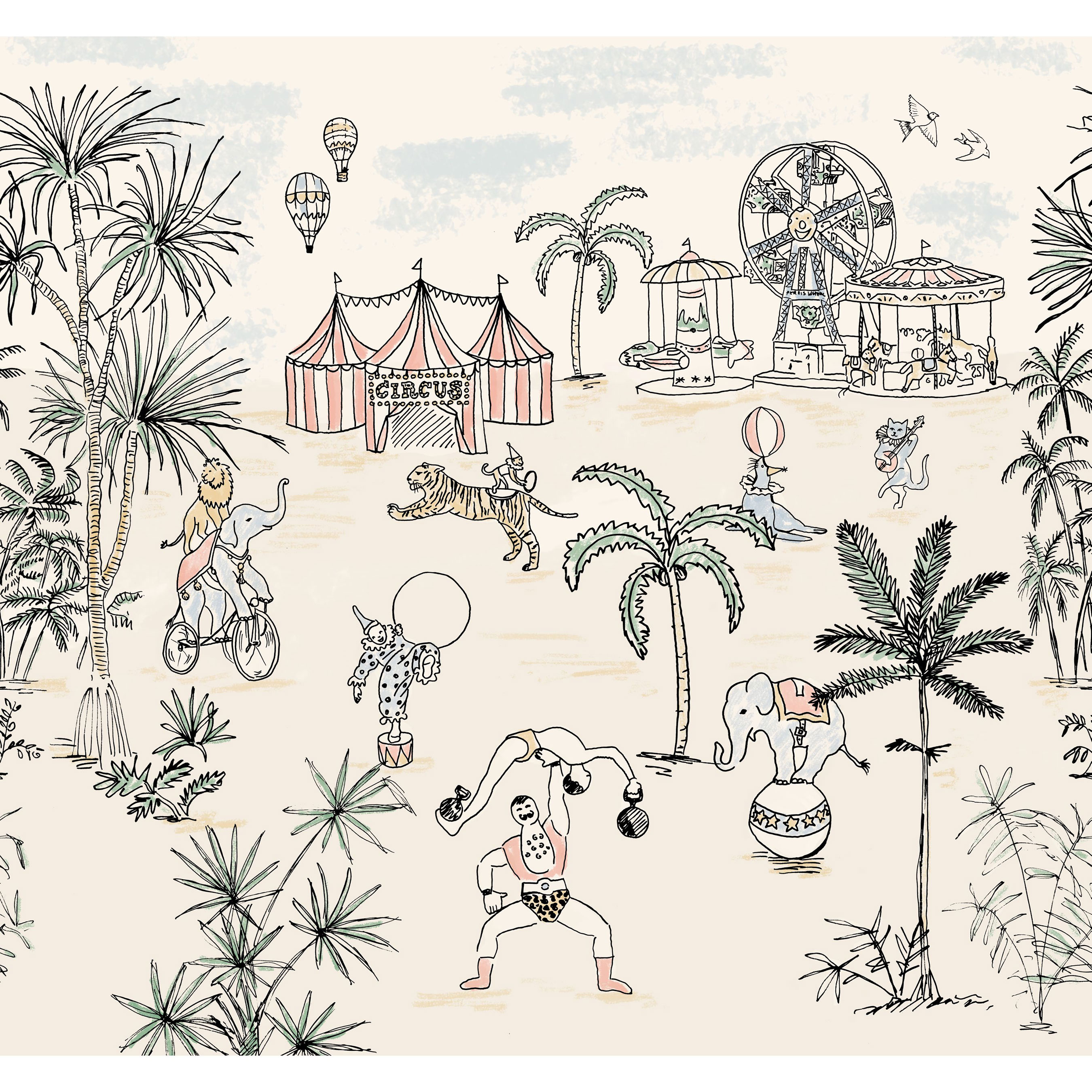 Fototapet Art for the Home Cirkus