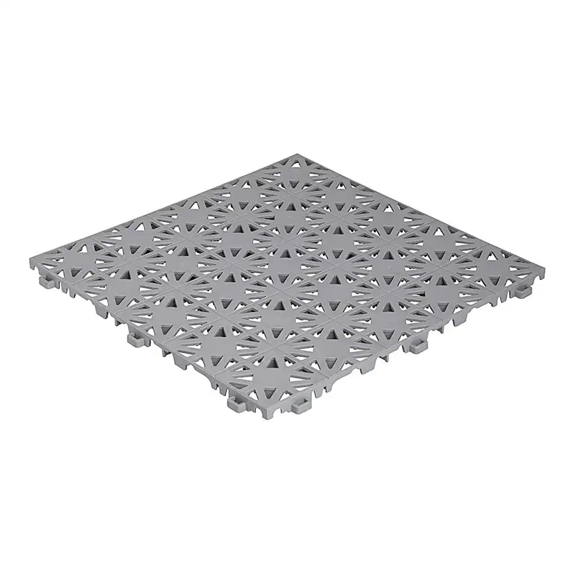 Golvplatta Hestraplattan Hestra Glacier Grey Golvtrall i Plast