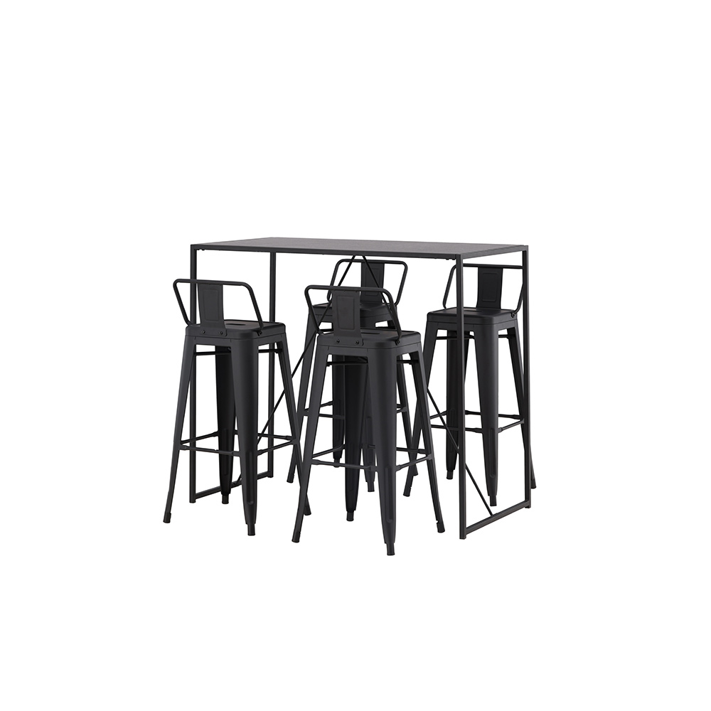 Matgrupp Venture Home Brea med 4 Tempe Flat Stolar