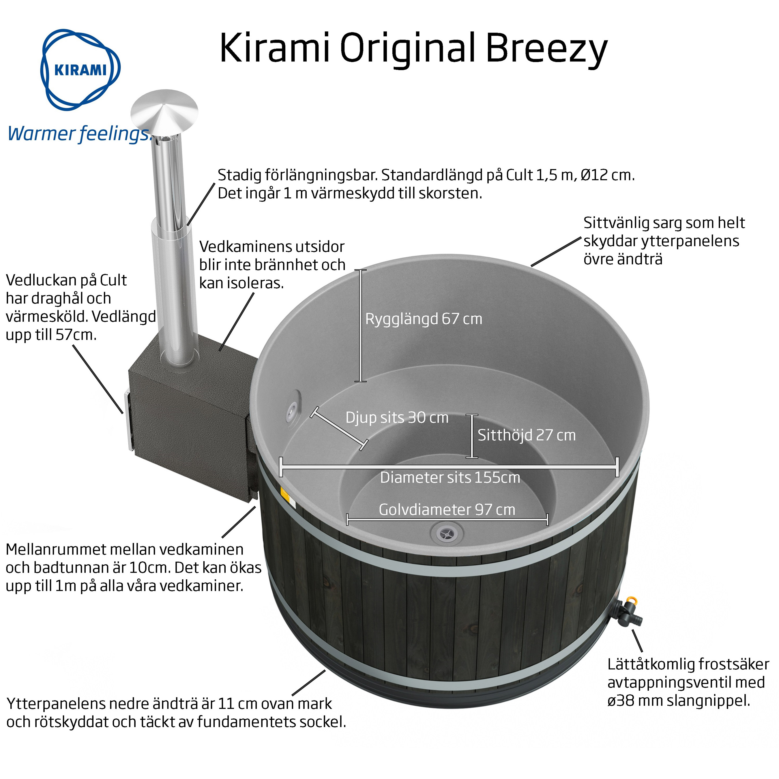 Kirami Original Breezy M CULT-si ST CoalBlack/LightGray Färg kar: LightGray