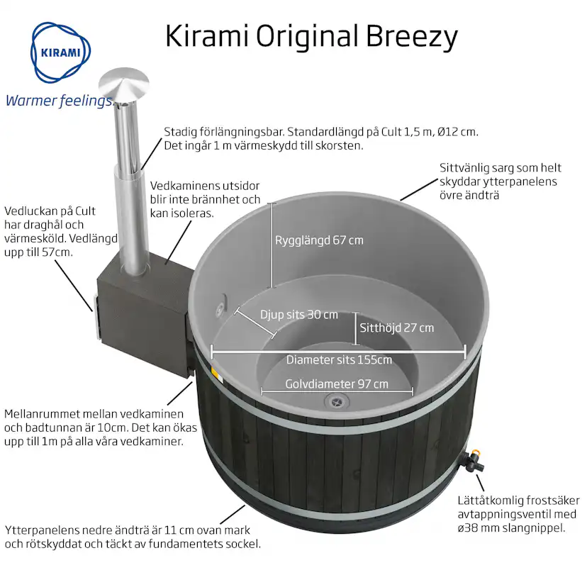 Kirami Original Breezy M CULT-si ST CoalBlack/LightGray Färg kar: LightGray