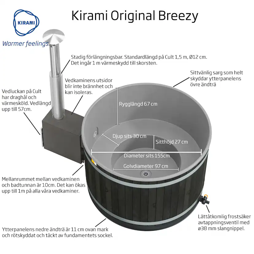 Kirami Original Breezy M CULT-si ST CoalBlack/LightGray Färg kar: LightGray