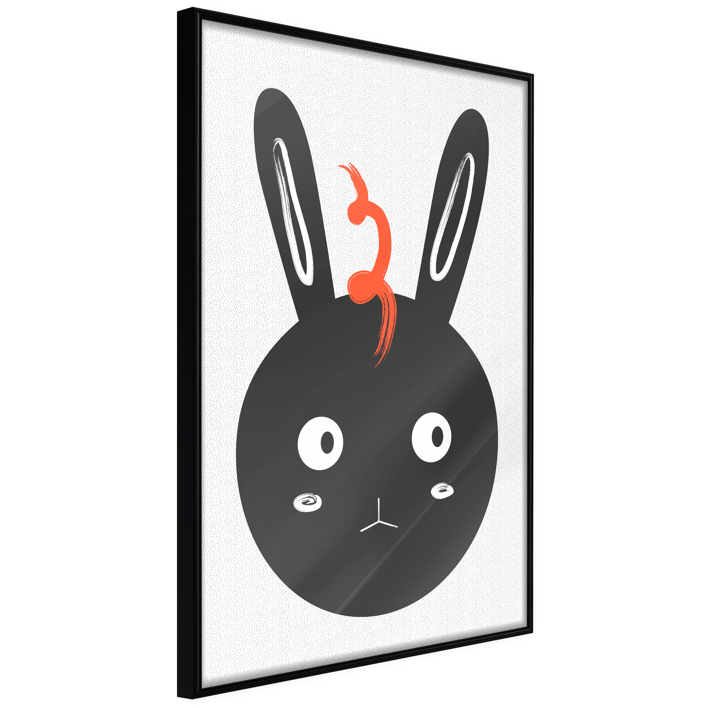 Poster Artgeist Affisch Rabbit Sees Everything