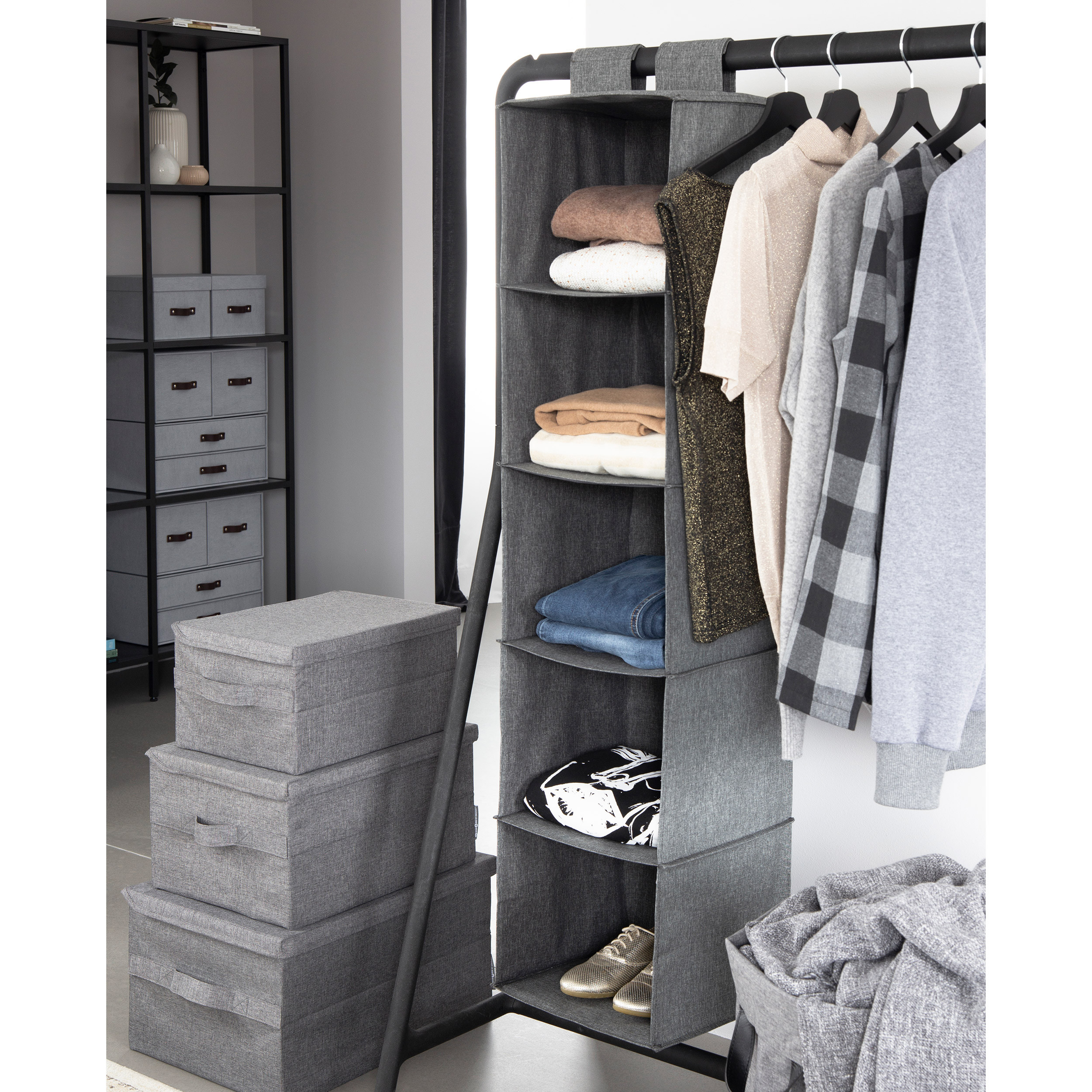 Garderobsförvaring Bigso Box of Sweden Hanging Closet Organizer