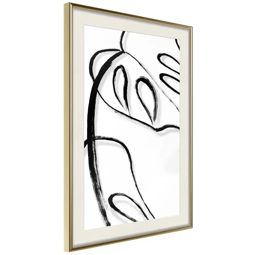 Poster Artgeist Affisch White Monstera