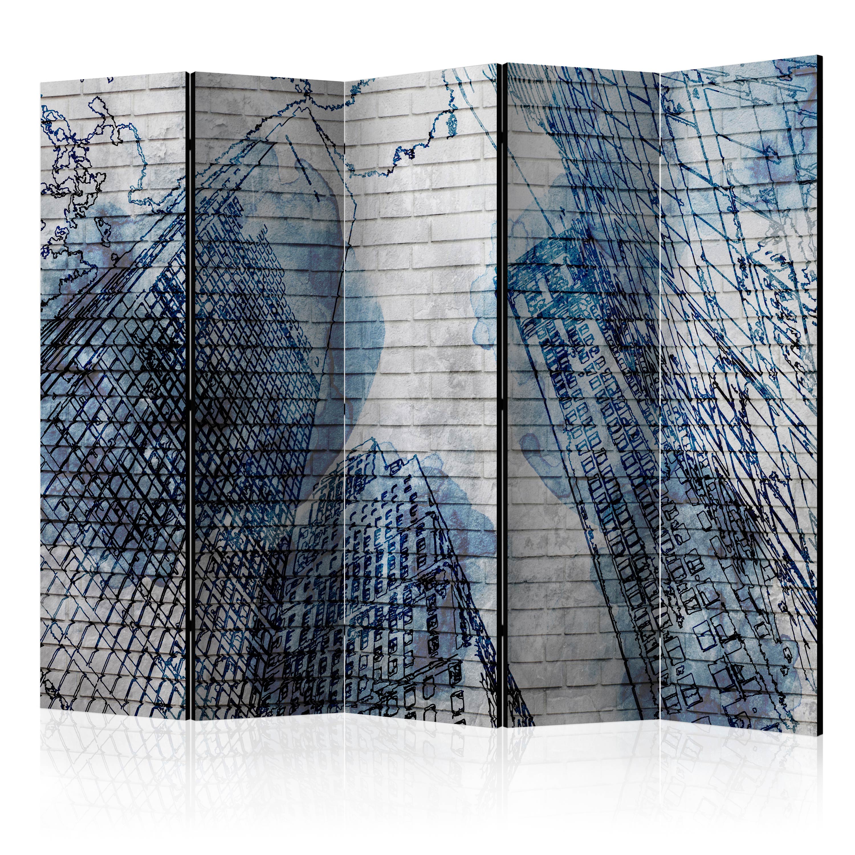 Rumsavdelare Arkiio Inky New York II 225x172 cm