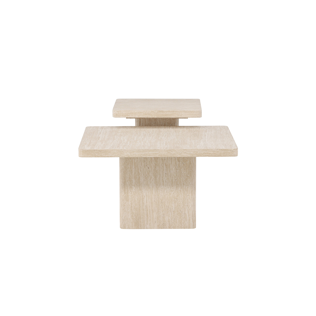 Soffbord Venture Home Qvart Set 80x80x46 cm & 50x50x56 cm