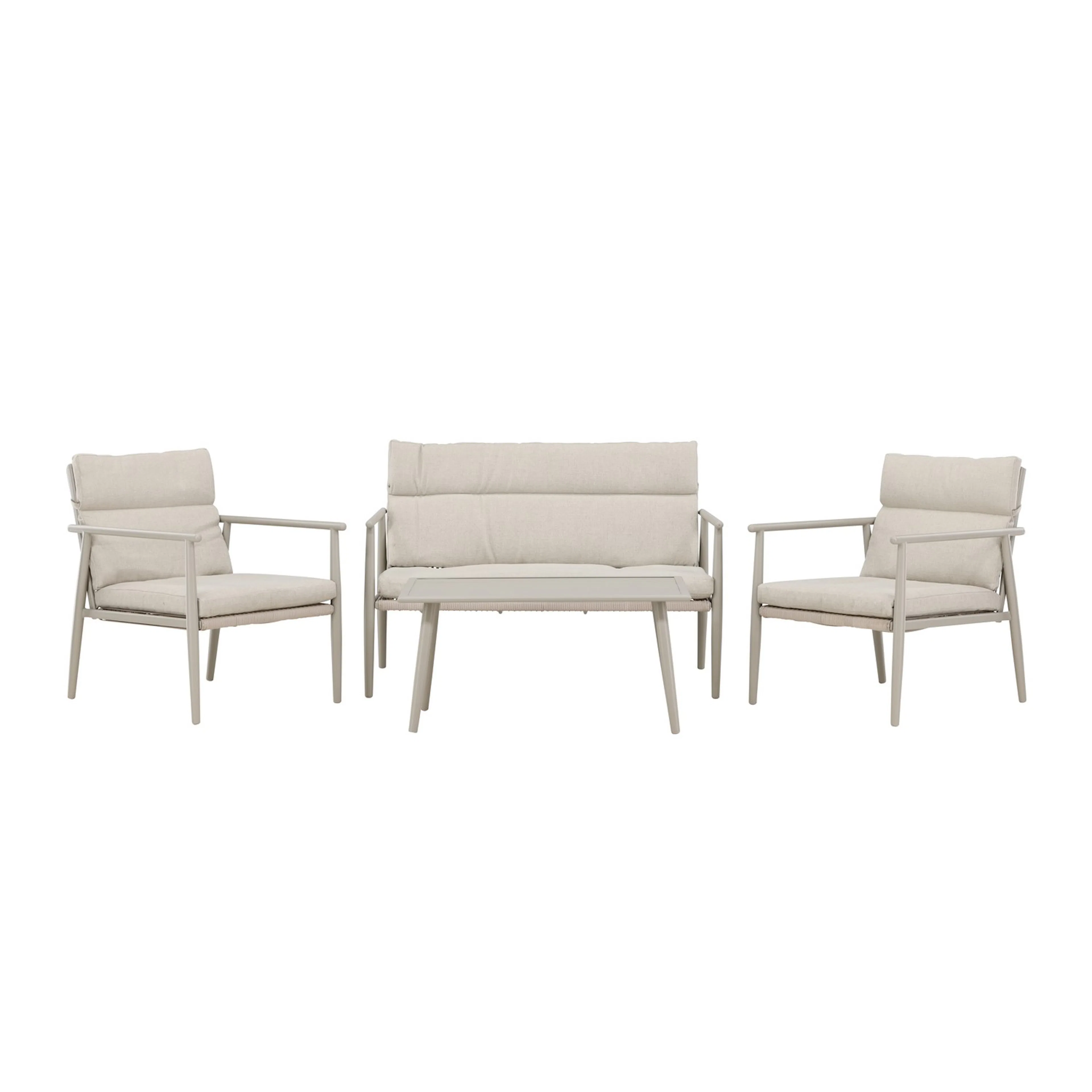 Mazzaro Sofa Set - Beige / Beige Beige