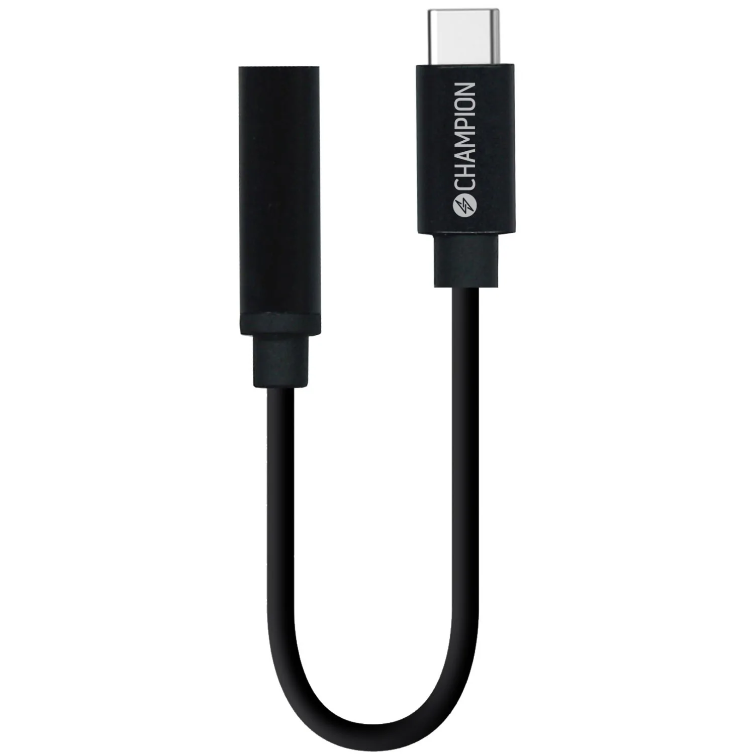 Adapter Champion USB-C till 3,5mm DAC Svart