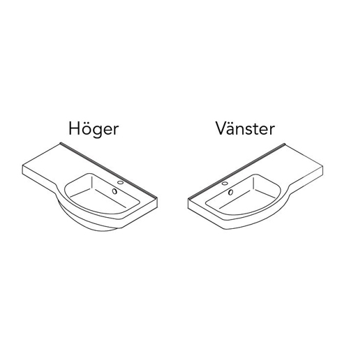 Möbelpaket Noro Ocean 900 Vit Matt