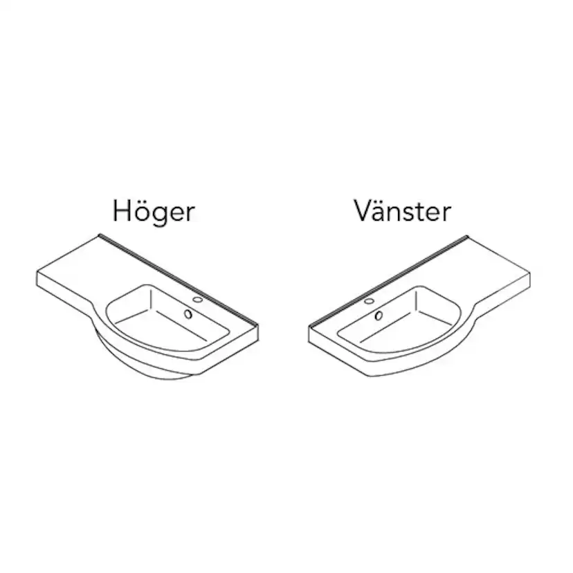 Möbelpaket Noro Ocean 900 Vit Matt