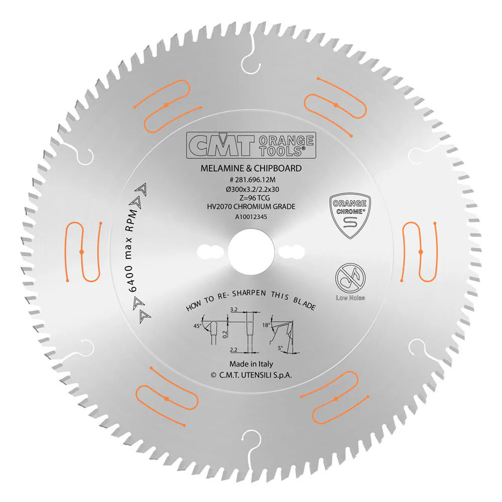 Formatsågklinga CMT Orange Tools TF Chrom