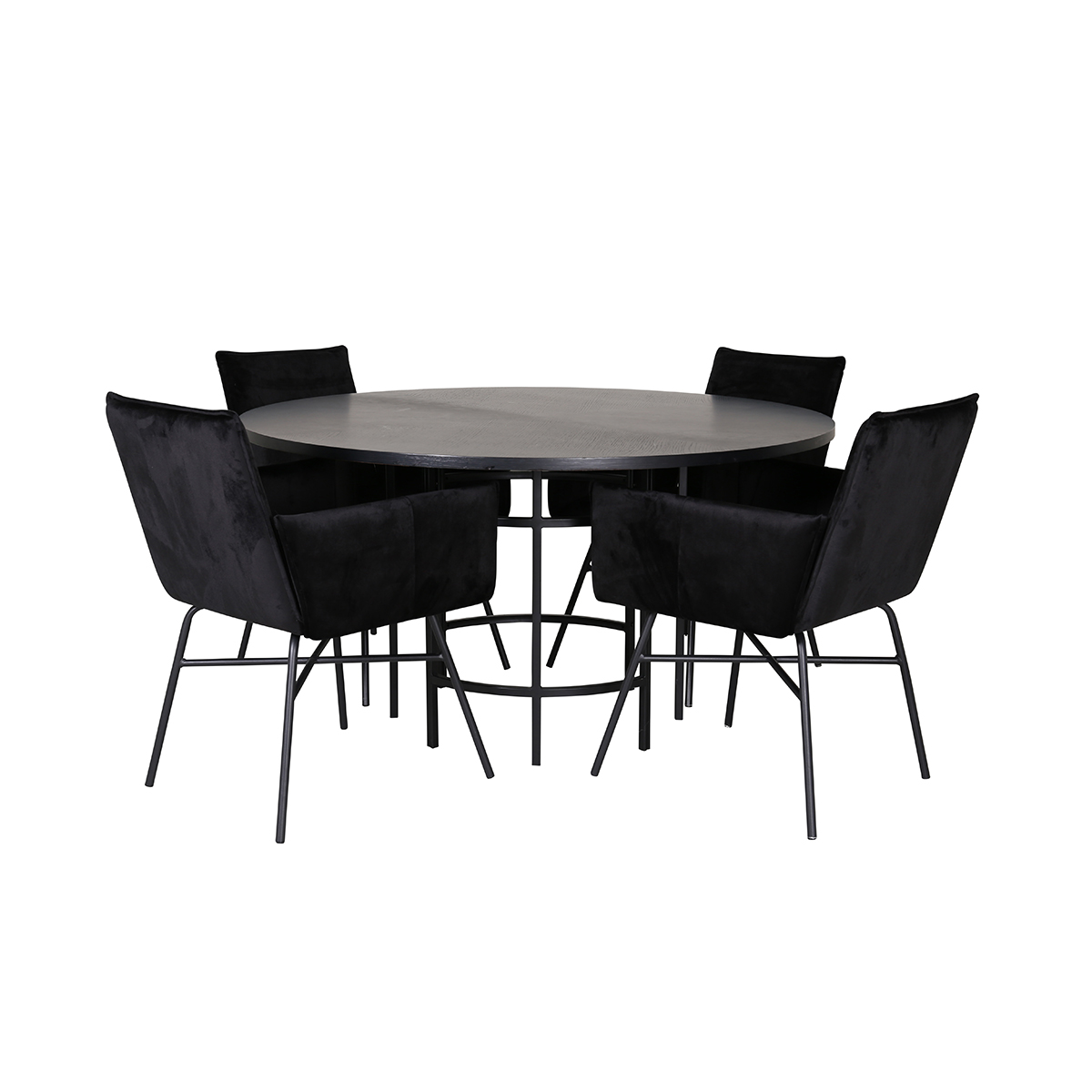Matgrupp furniture/fashion Copenhagen Ø140 cm med 4 Petra Stolar