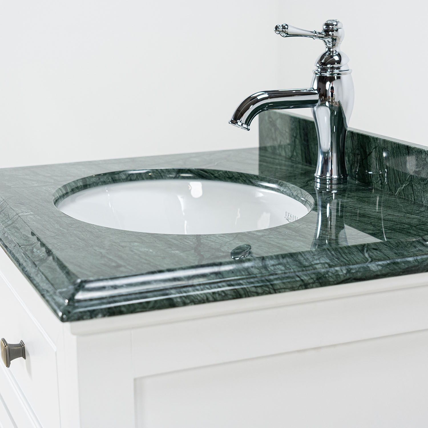 Tvättställsskåp Vesani Utah Grön Marmor
