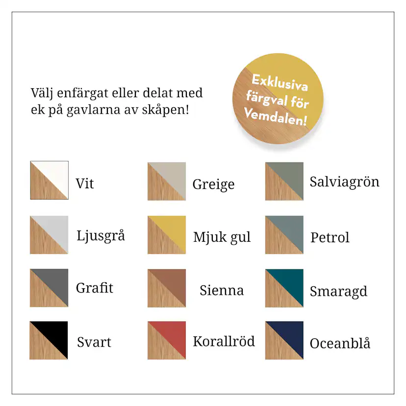 Högskåp Swebad Vemdalen 150 cm