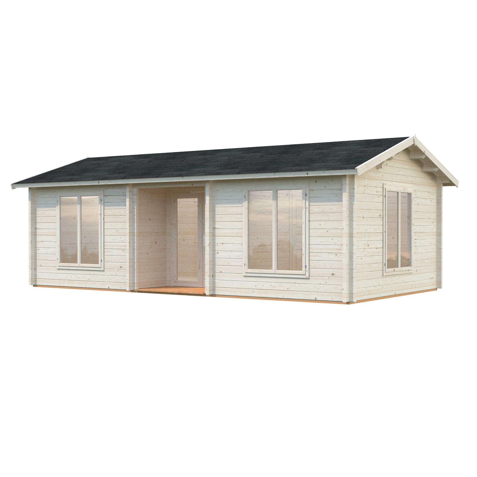 Fritidshus Palmako Anna 30,8 m² Komplett Stuga med Sadeltak