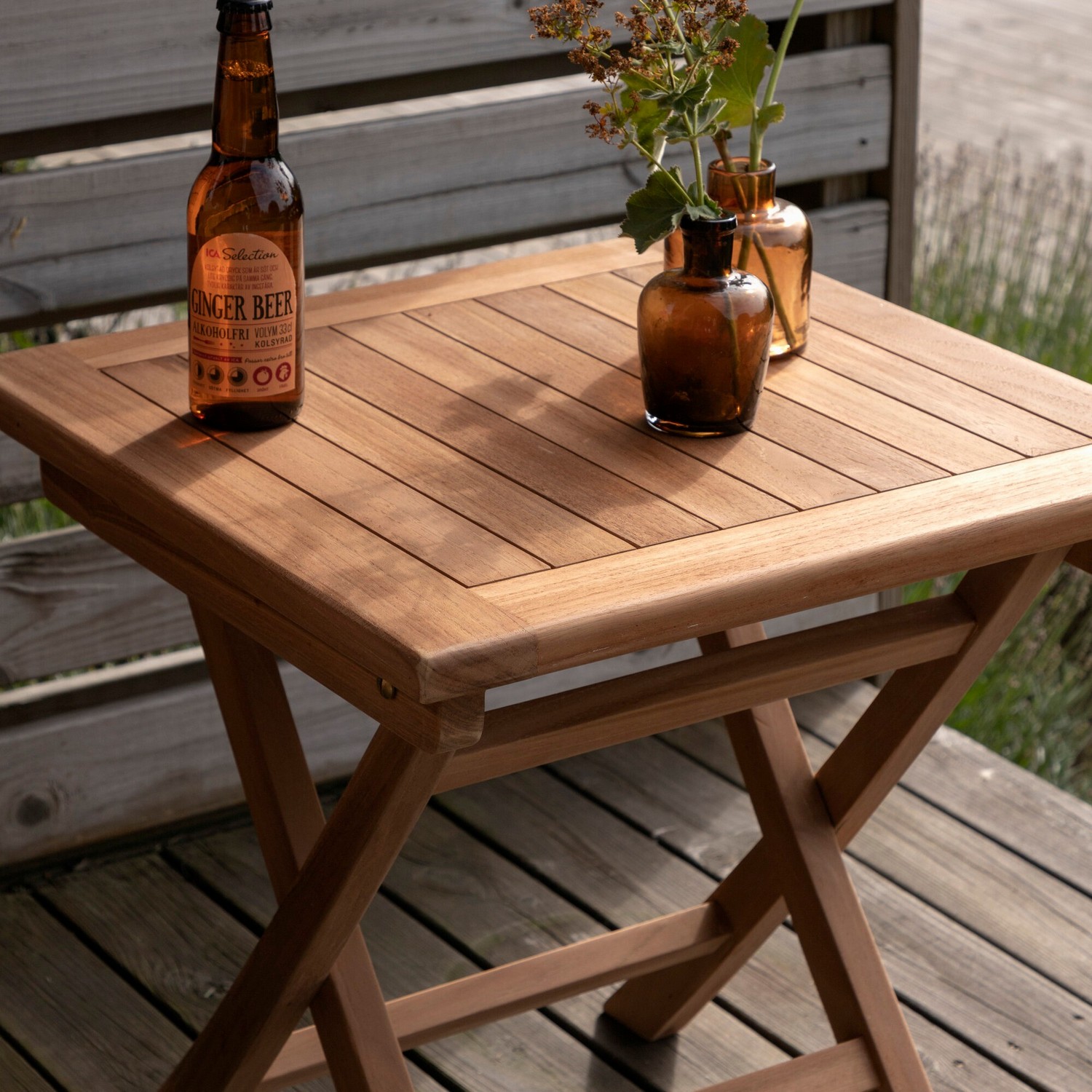 Loungebord Venture Home Kenya Teak 50×50 cm Utomhus