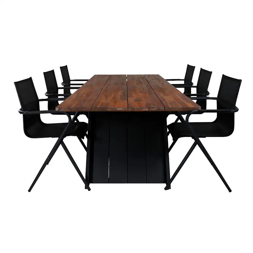Matgrupp Venture Home Doni med 6 Anve Matstolar