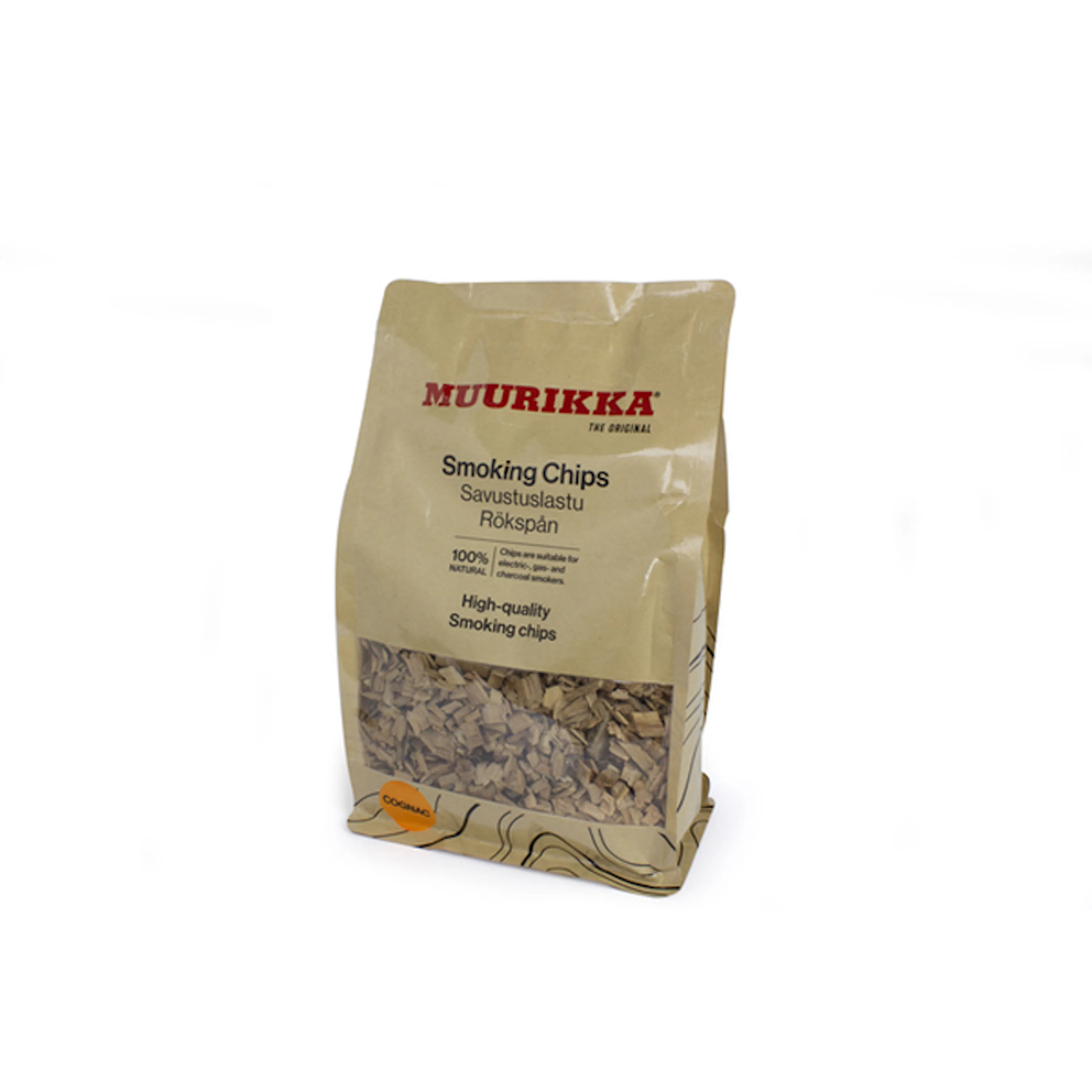 Rökspån Muurikka Konjak 500g