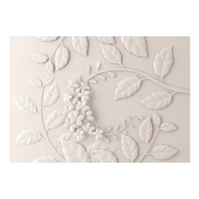 Fototapet Arkiio Paper Flowers Cream