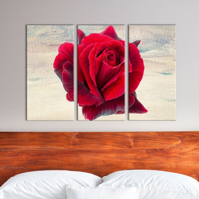 Tavla - Lyrical rose 120x80 120x80 cm
