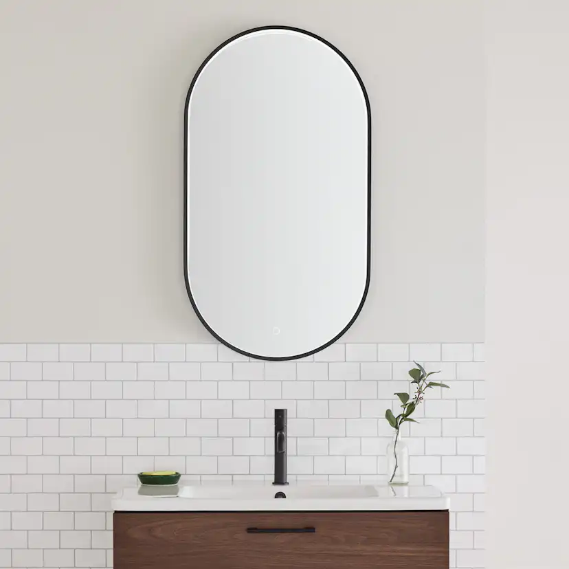 Spegel Noro Mood Oval med LED-belysning