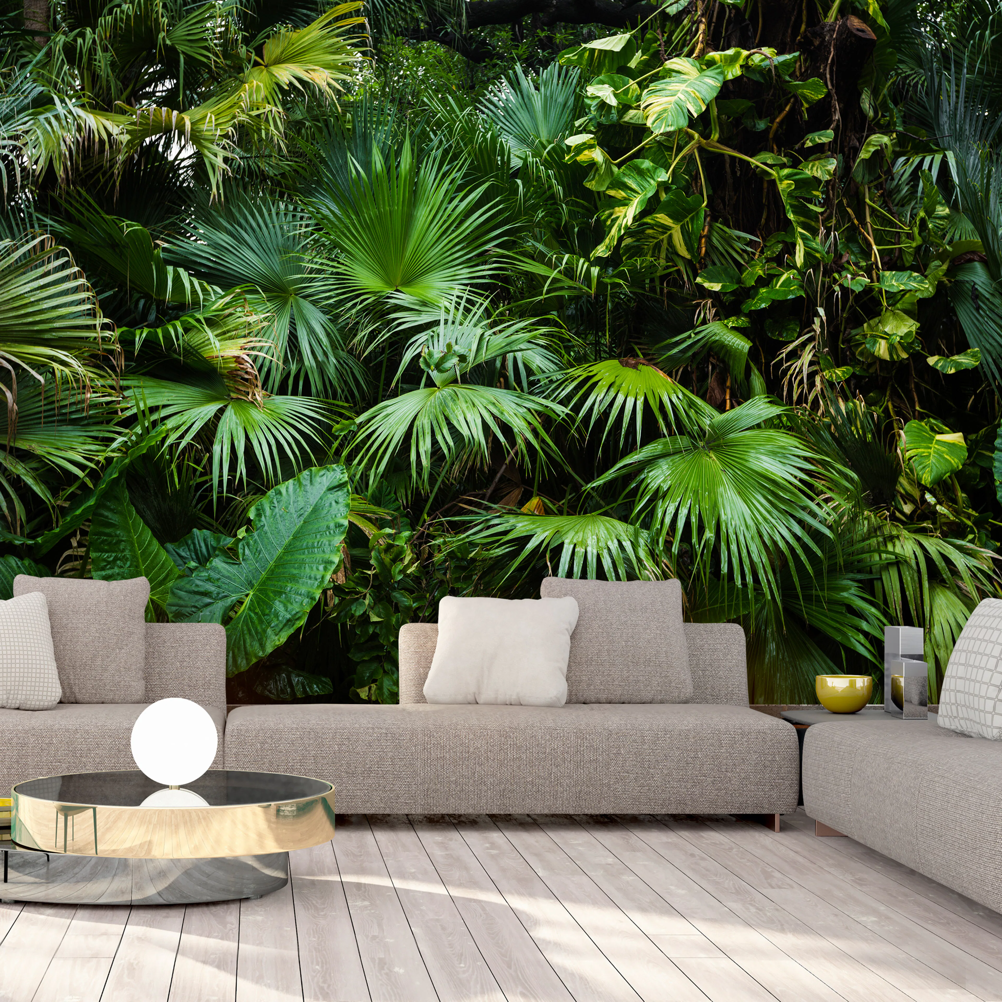 Fototapet Arkiio Självhäftande Sunny Jungle