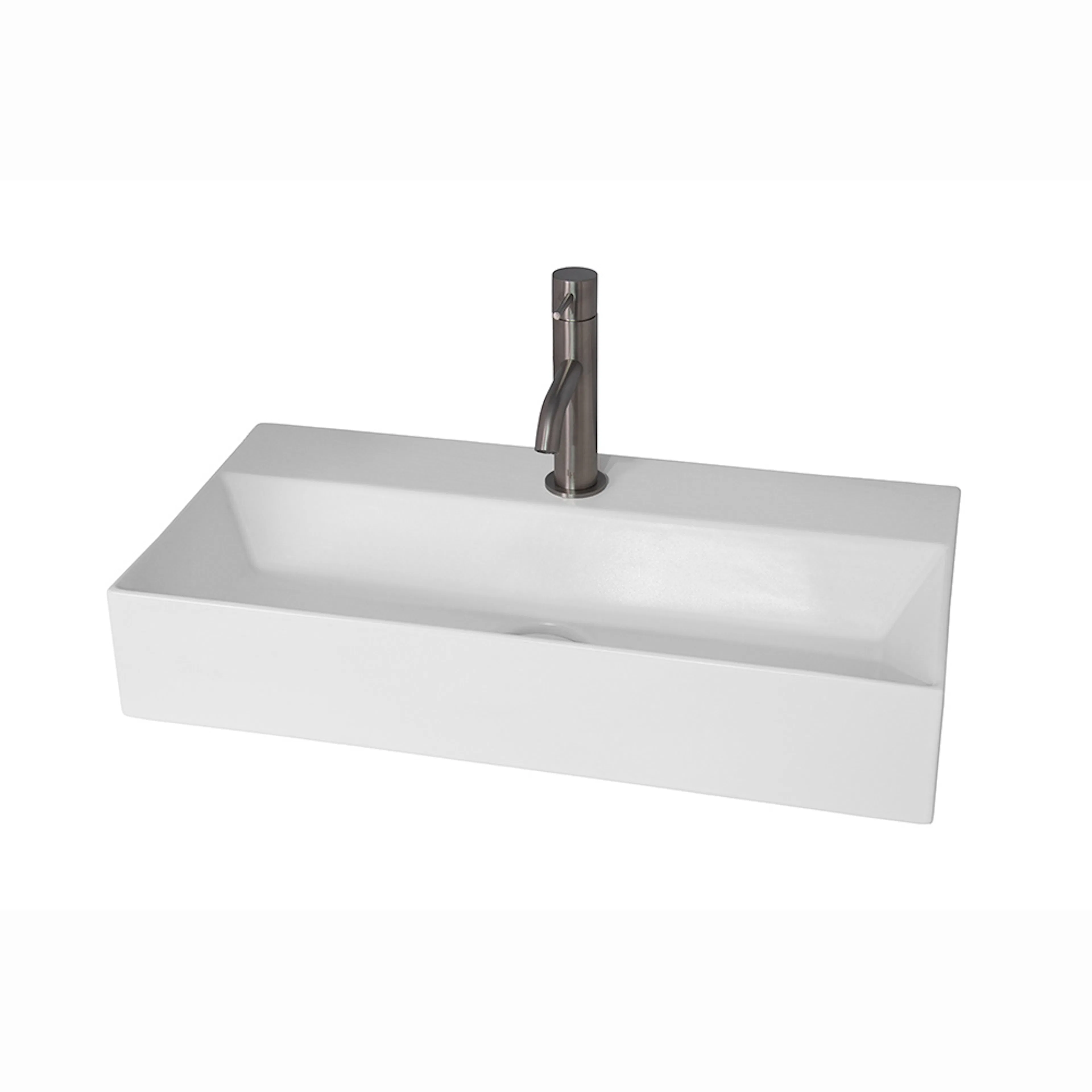 Tvättställ Salina bänk/vägg 600x300 400x300 mm, Vit