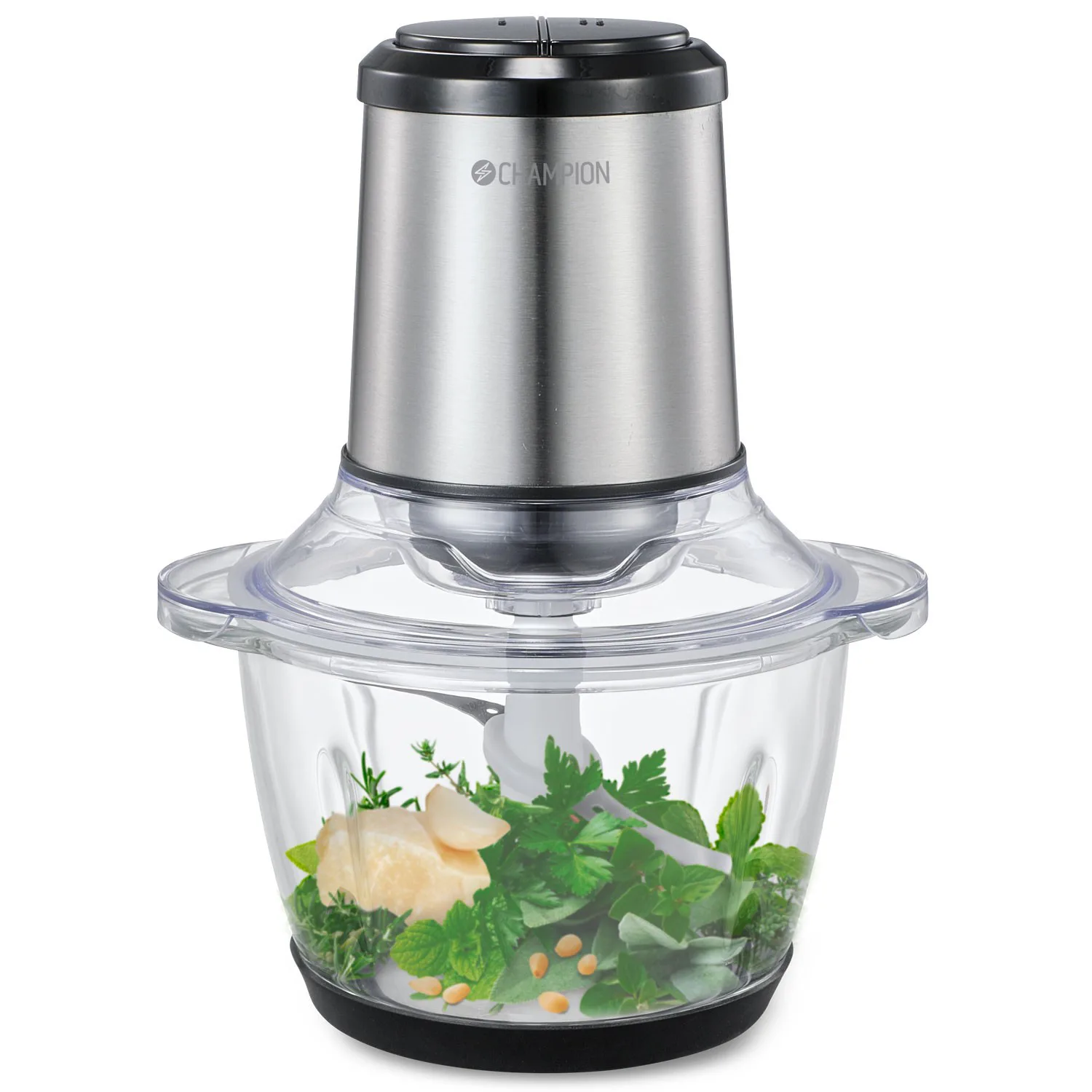 Mini Chopper Champion 1,2L 400W Glasskål MC310 Rostfri