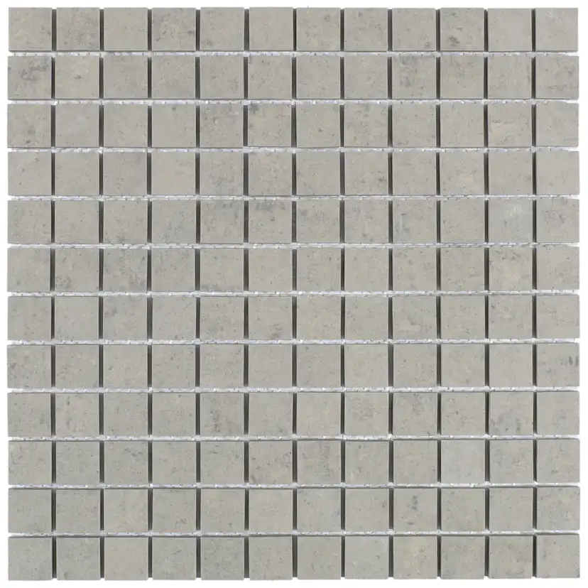 Klinkermosaik Arredo Archgres Ljusgrå 2,5x2,5 cm