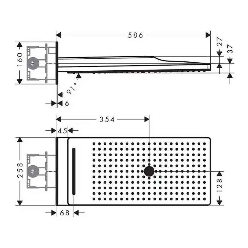 Takdusch Axor ShowerSolutions 250/580 3jet