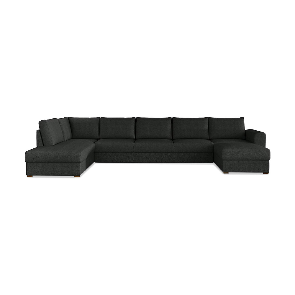 Wilma U-bäddsoffa Large Vänster Svart, Vänster