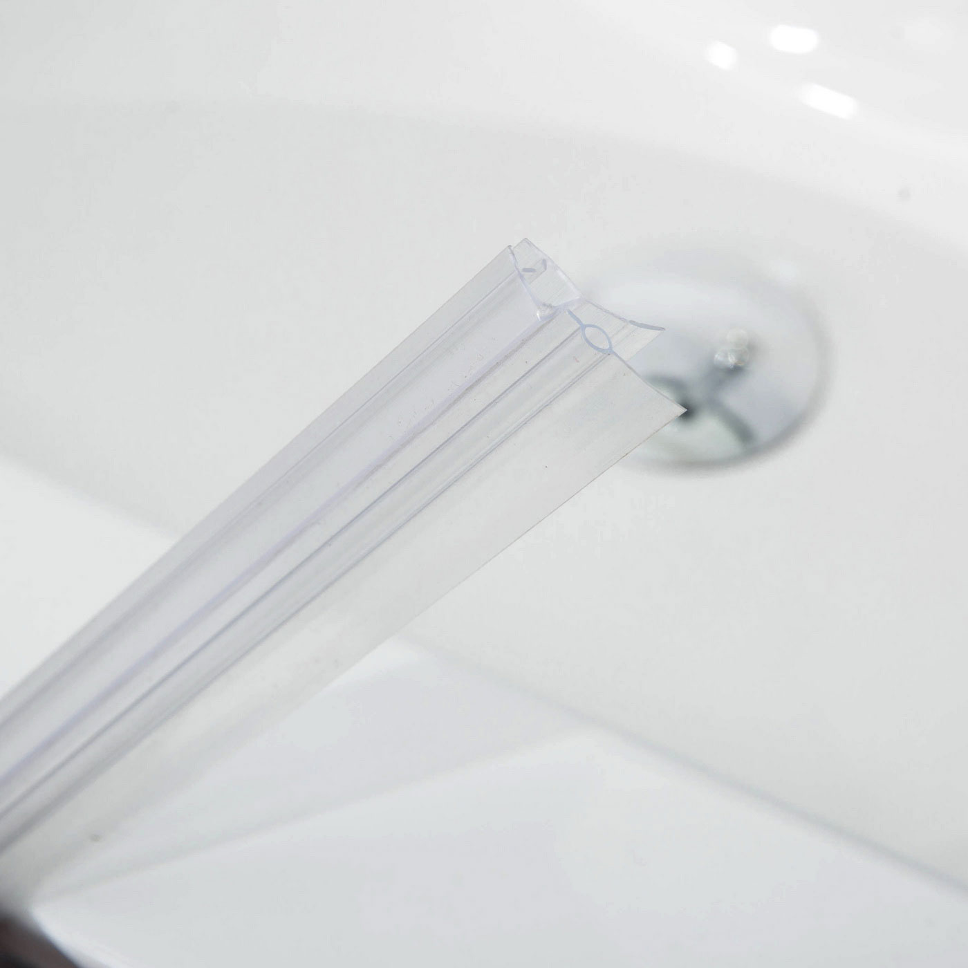 Duschhörna Bathlife Mitt Aluminium